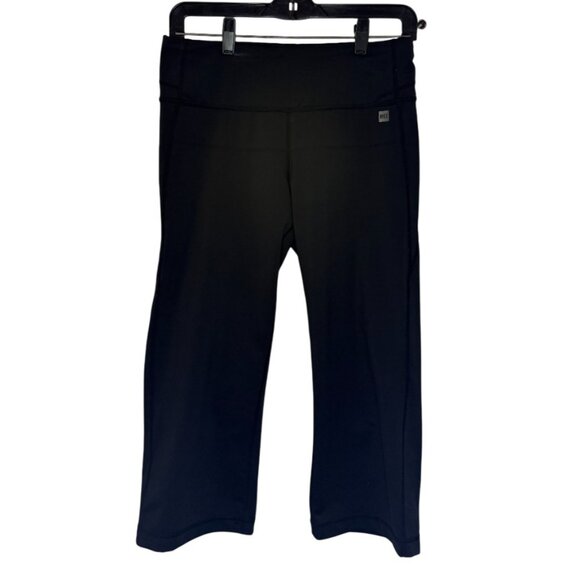 MEC cropped slim fit straight cut pants black women's size M - Picture 1 of 5